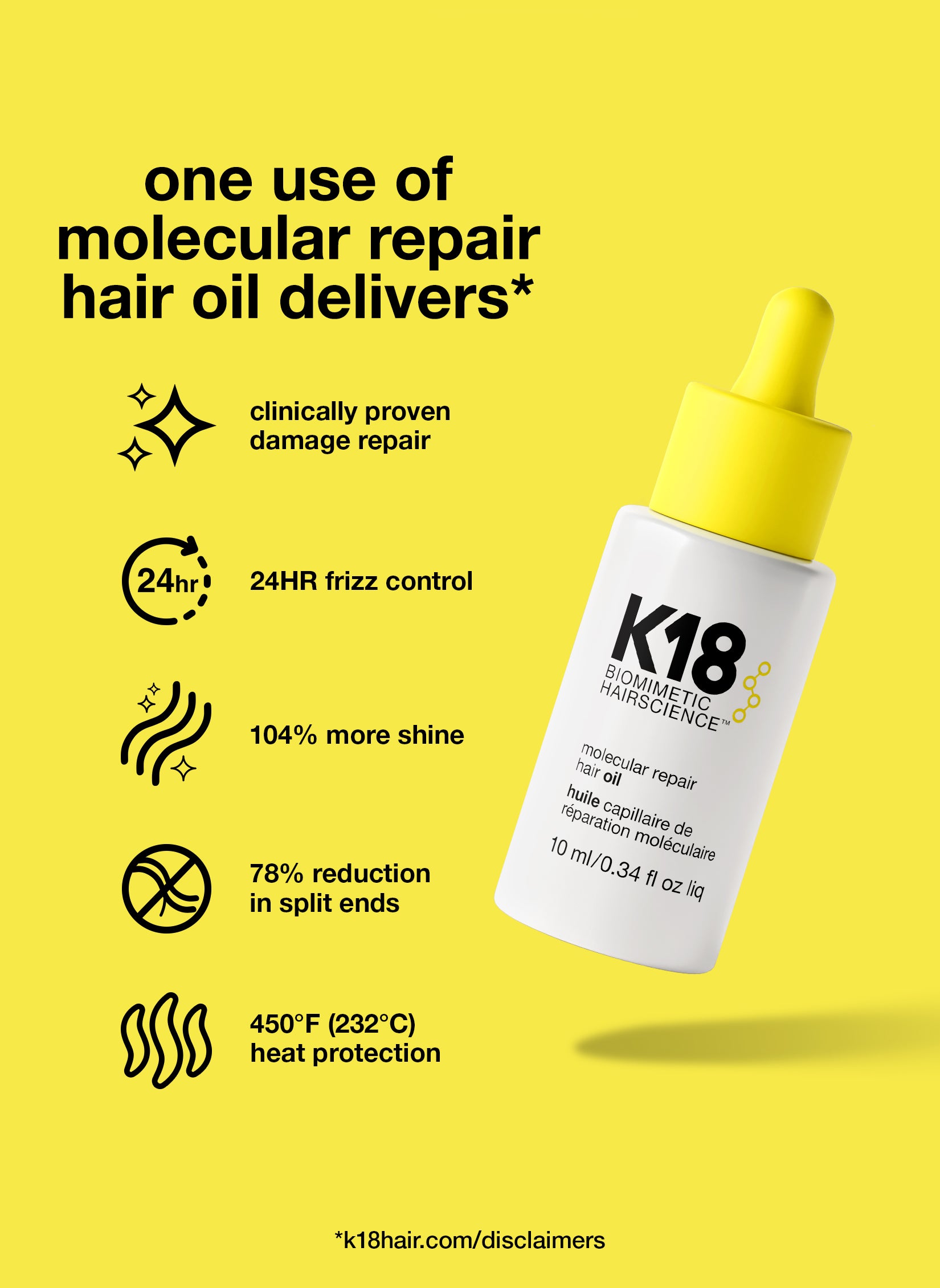 Mini molecular repair hair oil - Image 2